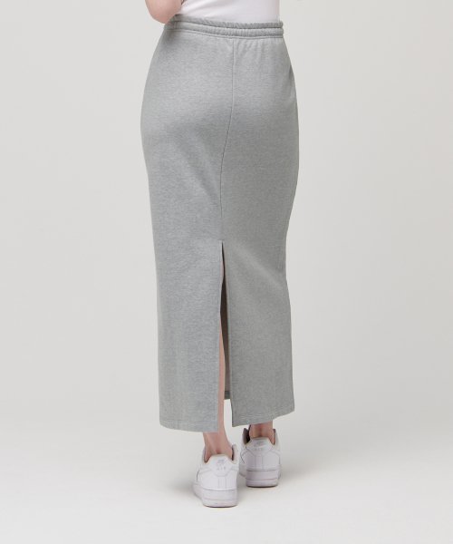 MUSINSA STANDARD WOMAN MUSINSA STANDARD WOMAN Sweat Maxi Skirt Medium Gray