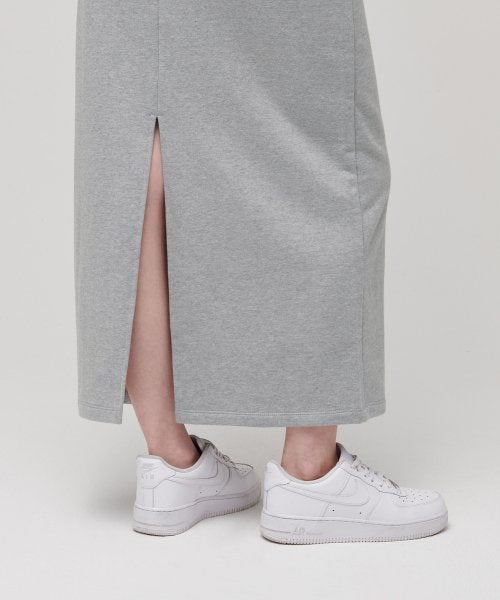 MUSINSA STANDARD WOMAN MUSINSA STANDARD WOMAN Sweat Maxi Skirt Medium Gray