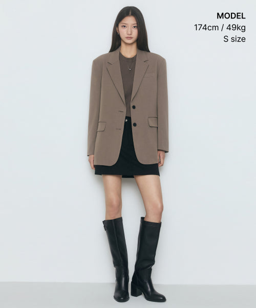 MUSINSA STANDARD WOMAN MUSINSA STANDARD WOMAN Women's Jacket Dusty Beige
