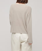 MUSINSA STANDARD WOMAN MUSINSA STANDARD WOMAN Women's Knitwear Boat Neck Sheer Knit (Size L)