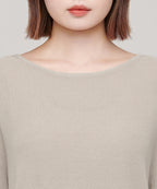 MUSINSA STANDARD WOMAN MUSINSA STANDARD WOMAN Women's Knitwear Boat Neck Sheer Knit (Size L)