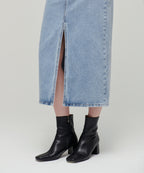 MUSINSA STANDARD WOMAN MUSINSA STANDARD WOMAN Denim Long Skirt Front Slit