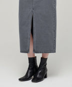 MUSINSA STANDARD WOMAN MUSINSA STANDARD WOMAN Women's Denim Long Skirt [Gray]