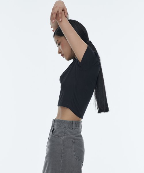 MUSINSA STANDARD WOMAN MUSINSA STANDARD WOMAN Women's Denim Long Skirt [Gray]