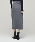 MUSINSA STANDARD WOMAN MUSINSA STANDARD WOMAN Women's Denim Long Skirt [Gray]