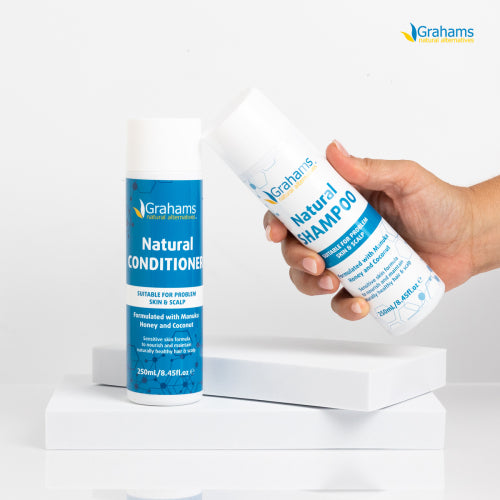 GRAHAMS Natural Shampoo 250mL_Itchy Sensitive Scalp 99 Naturally Derived Ingredients