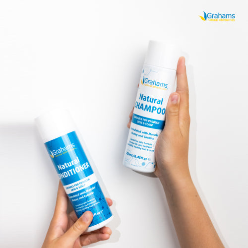 GRAHAMS Natural Shampoo 250mL_Itchy Sensitive Scalp 99 Naturally Derived Ingredients