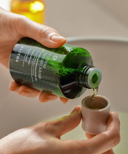 BLITHE BLITHE Patting Splash Face Wash Pack Green Tea Set of 3