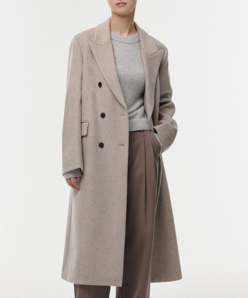 MUSINSA STANDARD WOMAN MUSINSA STANDARD WOMAN Coat Oatmeal