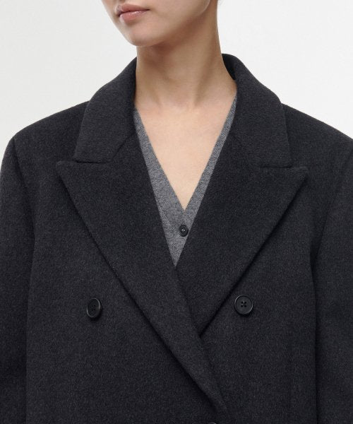 MUSINSA STANDARD WOMAN MUSINSA STANDARD WOMAN Women's Coat Charcoal Gray