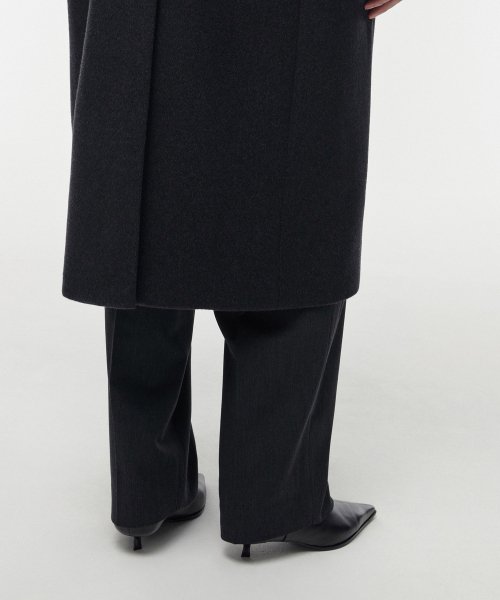 MUSINSA STANDARD WOMAN MUSINSA STANDARD WOMAN Women's Coat Charcoal Gray