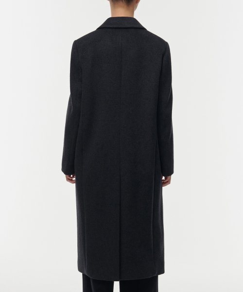 MUSINSA STANDARD WOMAN MUSINSA STANDARD WOMAN Coat Charcoal Gray