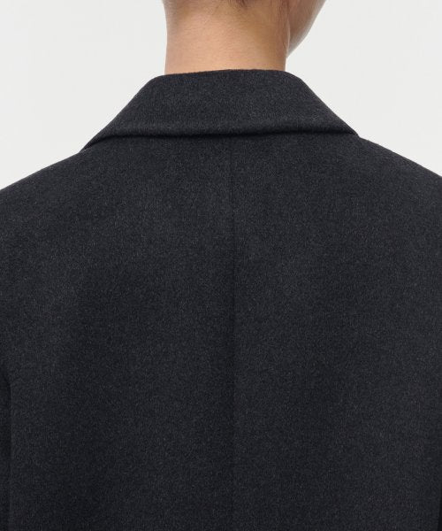 MUSINSA STANDARD WOMAN MUSINSA STANDARD WOMAN Coat Charcoal Gray