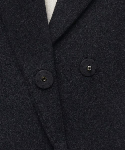 MUSINSA STANDARD WOMAN MUSINSA STANDARD WOMAN Coat Charcoal Gray