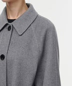 MUSINSA STANDARD WOMAN MUSINSA STANDARD WOMAN Cashmere Blend Handmade Balmacan Robe Coat [Medium]