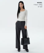 MUSINSA STANDARD WOMAN MUSINSA STANDARD WOMAN Slacks Gray