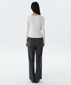 MUSINSA STANDARD WOMAN MUSINSA STANDARD WOMAN Slacks Gray