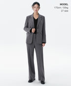 MUSINSA STANDARD WOMAN MUSINSA STANDARD WOMAN Slacks Medium Gray