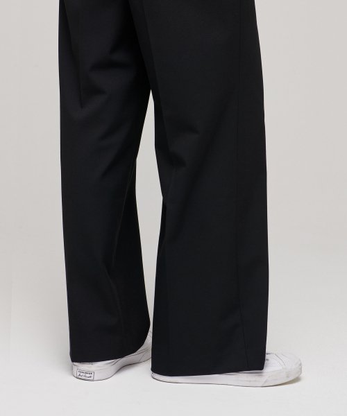 MUSINSA STANDARD WOMAN MUSINSA STANDARD WOMAN Women's High Waist Wide Slacks [Black]