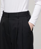 MUSINSA STANDARD WOMAN MUSINSA STANDARD WOMAN Women's High Waist Wide Slacks [Black]