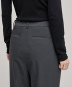 MUSINSA STANDARD WOMAN MUSINSA STANDARD WOMAN High Waist Wide Slacks (Gray)