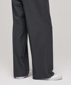 MUSINSA STANDARD WOMAN MUSINSA STANDARD WOMAN High Waist Wide Slacks (Gray)