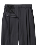 MUSINSA STANDARD WOMAN MUSINSA STANDARD WOMAN High Waist Wide Slacks (Gray)