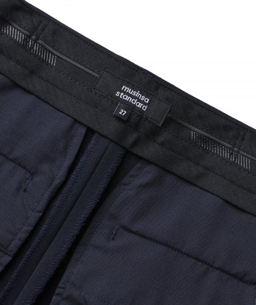 MUSINSA STANDARD WOMAN MUSINSA STANDARD WOMAN Women's High Waist Wide Slacks (Navy)