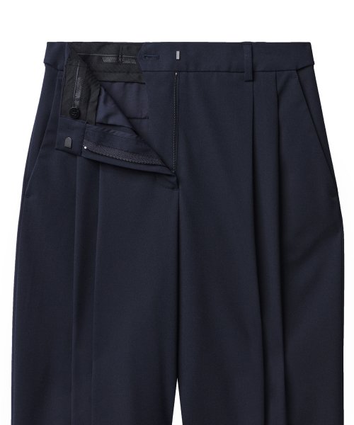 MUSINSA STANDARD WOMAN MUSINSA STANDARD WOMAN Women's High Waist Wide Slacks (Navy)