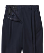 MUSINSA STANDARD WOMAN MUSINSA STANDARD WOMAN Women's High Waist Wide Slacks (Navy)
