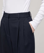 MUSINSA STANDARD WOMAN MUSINSA STANDARD WOMAN Women's High Waist Wide Slacks (Navy)