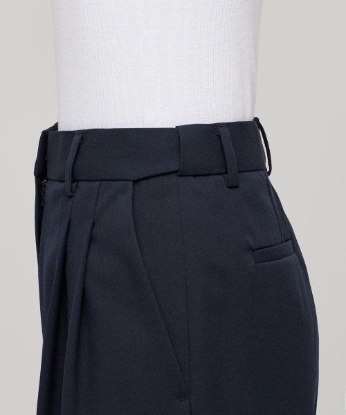 MUSINSA STANDARD WOMAN MUSINSA STANDARD WOMAN Women's High Waist Wide Slacks (Navy)