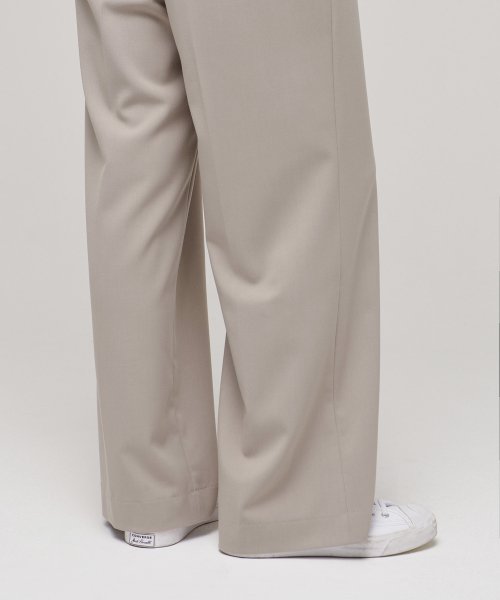 MUSINSA STANDARD WOMAN MUSINSA STANDARD WOMAN Women's High Waist Wide Slacks (Light Beige)