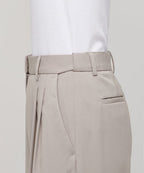 MUSINSA STANDARD WOMAN MUSINSA STANDARD WOMAN Women's High Waist Wide Slacks (Light Beige)