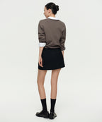 MUSINSA STANDARD WOMAN MUSINSA STANDARD WOMAN Women's Slit Mini Skirt [Black]