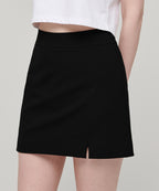 MUSINSA STANDARD WOMAN MUSINSA STANDARD WOMAN Women's Slit Mini Skirt [Black]