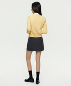 MUSINSA STANDARD WOMAN MUSINSA STANDARD WOMAN Women's Slit Mini Skirt [Gray]