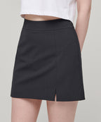 MUSINSA STANDARD WOMAN MUSINSA STANDARD WOMAN Women's Slit Mini Skirt [Gray]