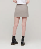 MUSINSA STANDARD WOMAN MUSINSA STANDARD WOMAN Women's Slit Mini Skirt Light Beige