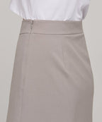 MUSINSA STANDARD WOMAN MUSINSA STANDARD WOMAN Women's Slit Mini Skirt Light Beige