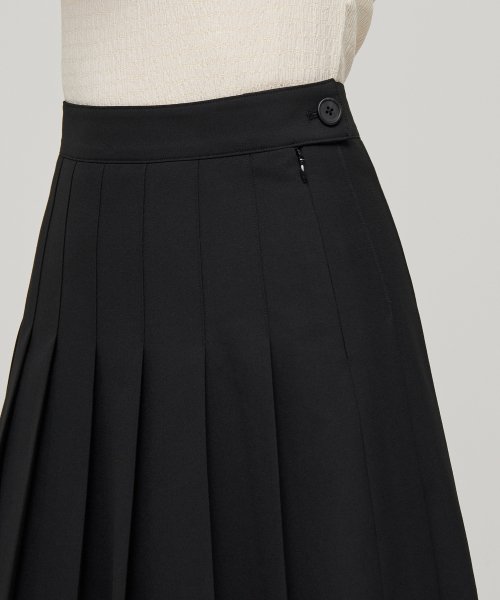 MUSINSA STANDARD WOMAN MUSINSA STANDARD WOMAN Women's Pleated Mini Skirt [Black]