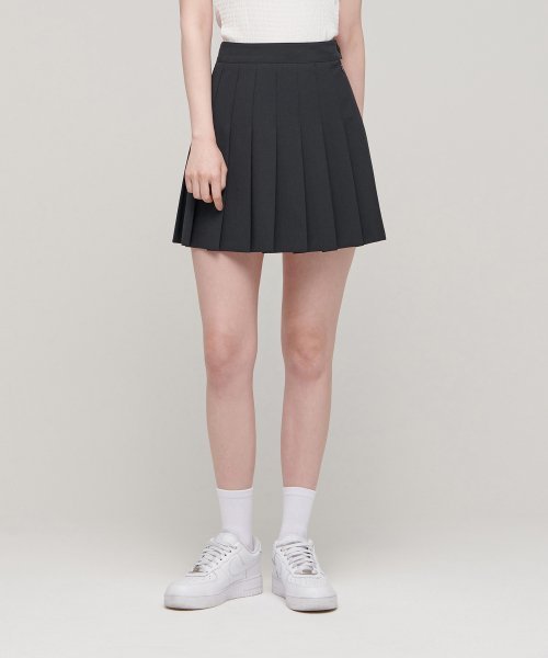 MUSINSA STANDARD WOMAN MUSINSA STANDARD WOMAN Pleated Mini Skirt Gray