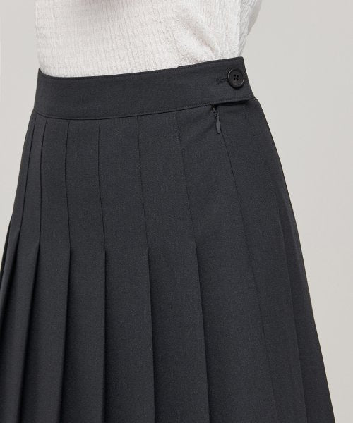 MUSINSA STANDARD WOMAN MUSINSA STANDARD WOMAN Pleated Mini Skirt Gray