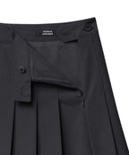 MUSINSA STANDARD WOMAN MUSINSA STANDARD WOMAN Pleated Mini Skirt Gray