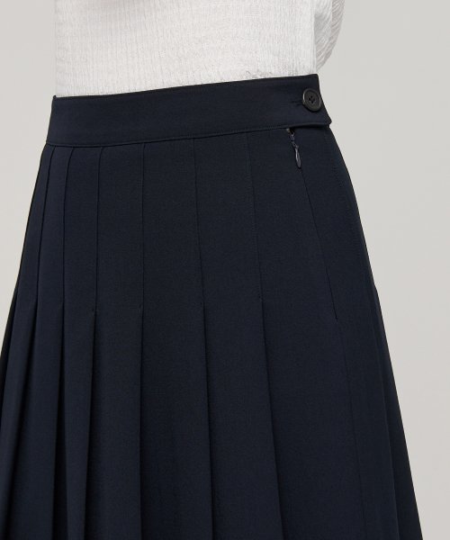 MUSINSA STANDARD WOMAN MUSINSA STANDARD WOMAN Women's Pleated Mini Skirt [Navy]