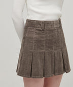 MUSINSA STANDARD WOMAN MUSINSA STANDARD WOMAN Skirt Pleated Mini Khaki Brown