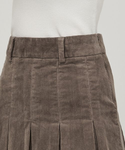 MUSINSA STANDARD WOMAN MUSINSA STANDARD WOMAN Skirt Pleated Mini Khaki Brown