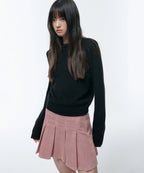 MUSINSA STANDARD WOMAN MUSINSA STANDARD WOMAN Women's Corduroy Pleated Mini Skirt [Pink]