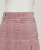 MUSINSA STANDARD WOMAN MUSINSA STANDARD WOMAN Women's Corduroy Pleated Mini Skirt [Pink]