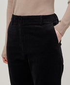 MUSINSA STANDARD WOMAN MUSINSA STANDARD WOMAN Women's Boot Cut Corduroy Pants (Black)